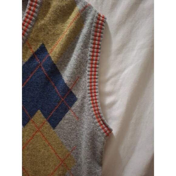 PARX Premium Lambswool Multicolor Men's Vest Size L - Picture 7 of 10